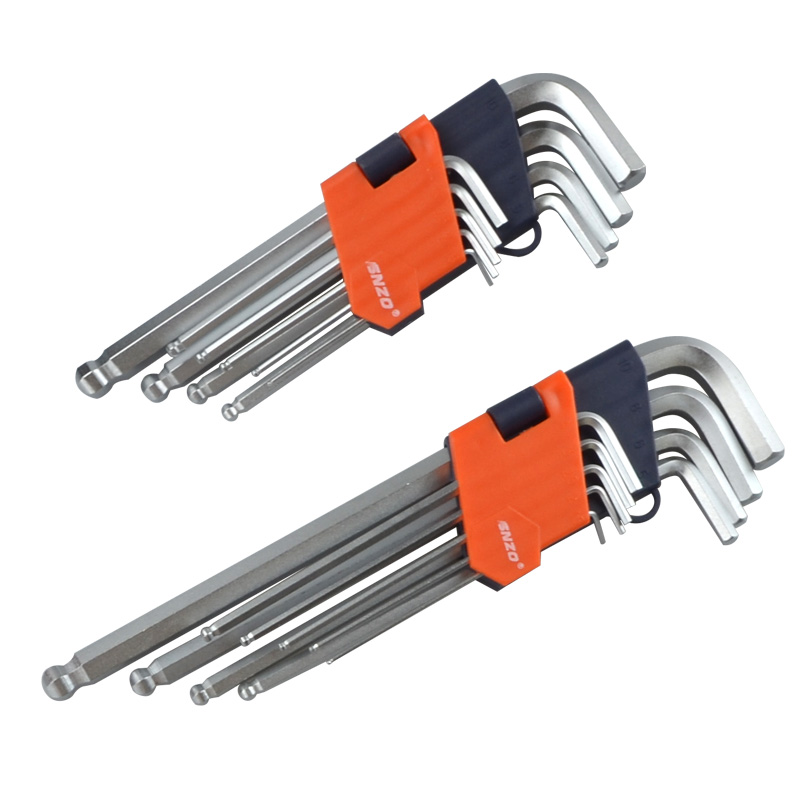 9PCS Ball Hex Key Wrench 1.5-10MM