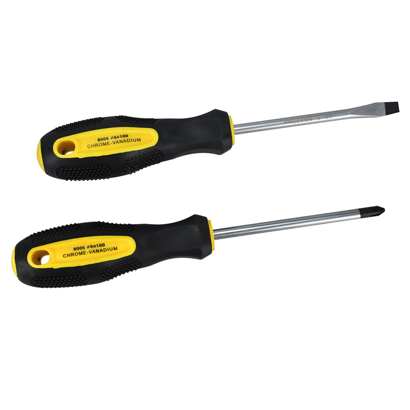 8005 Plastic Handle Screwdriver Phillips/Slotter head