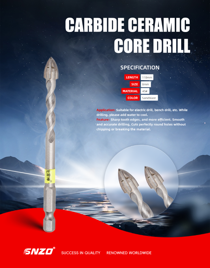 Carbide Ceramic Core Drill 110MM