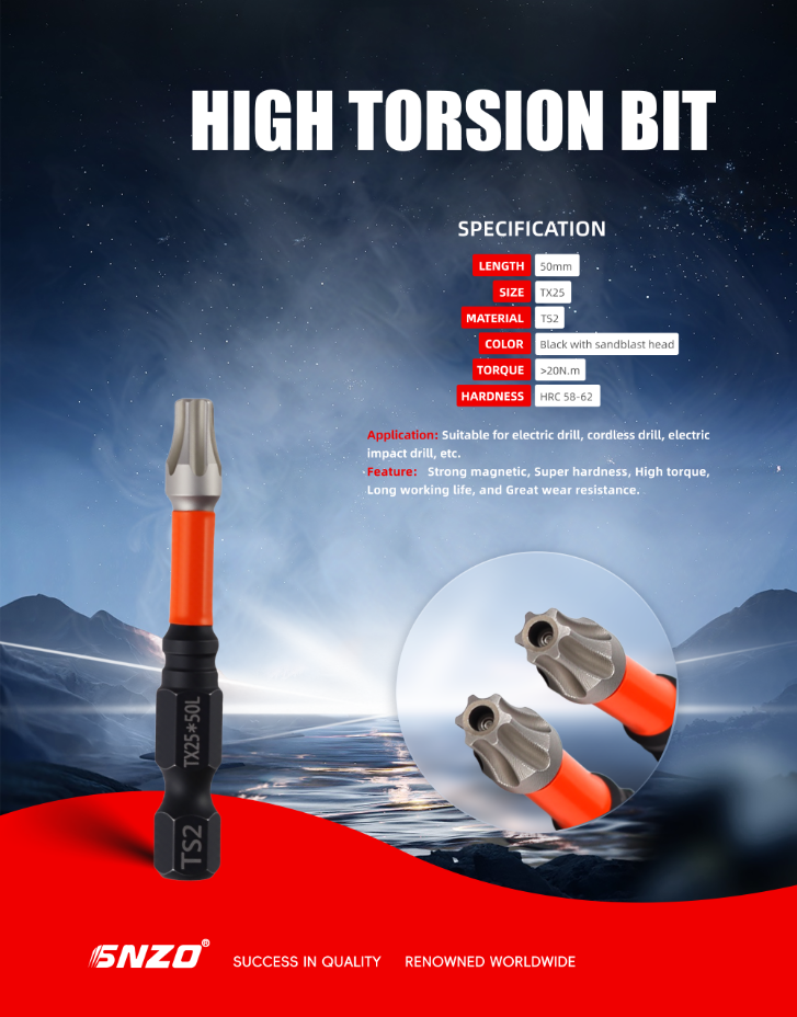 High Torsion Bit  TX10-TX30MM