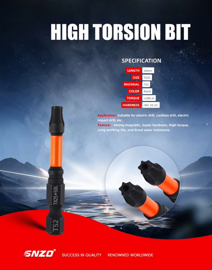 High Torsion Bit  TX10-TX30MM
