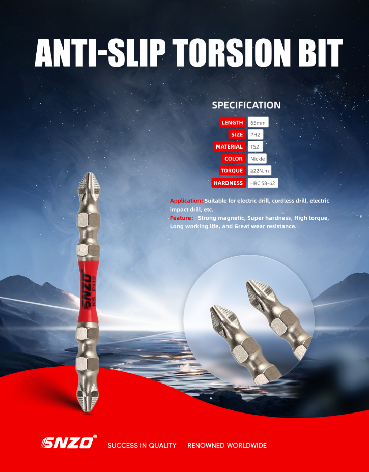 Anti-slip Torsion Bit 65MM