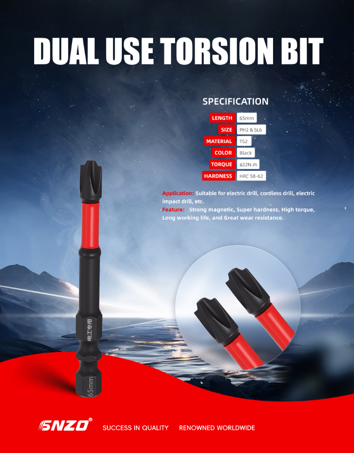 Dual Use Torsion Bit 65MM
